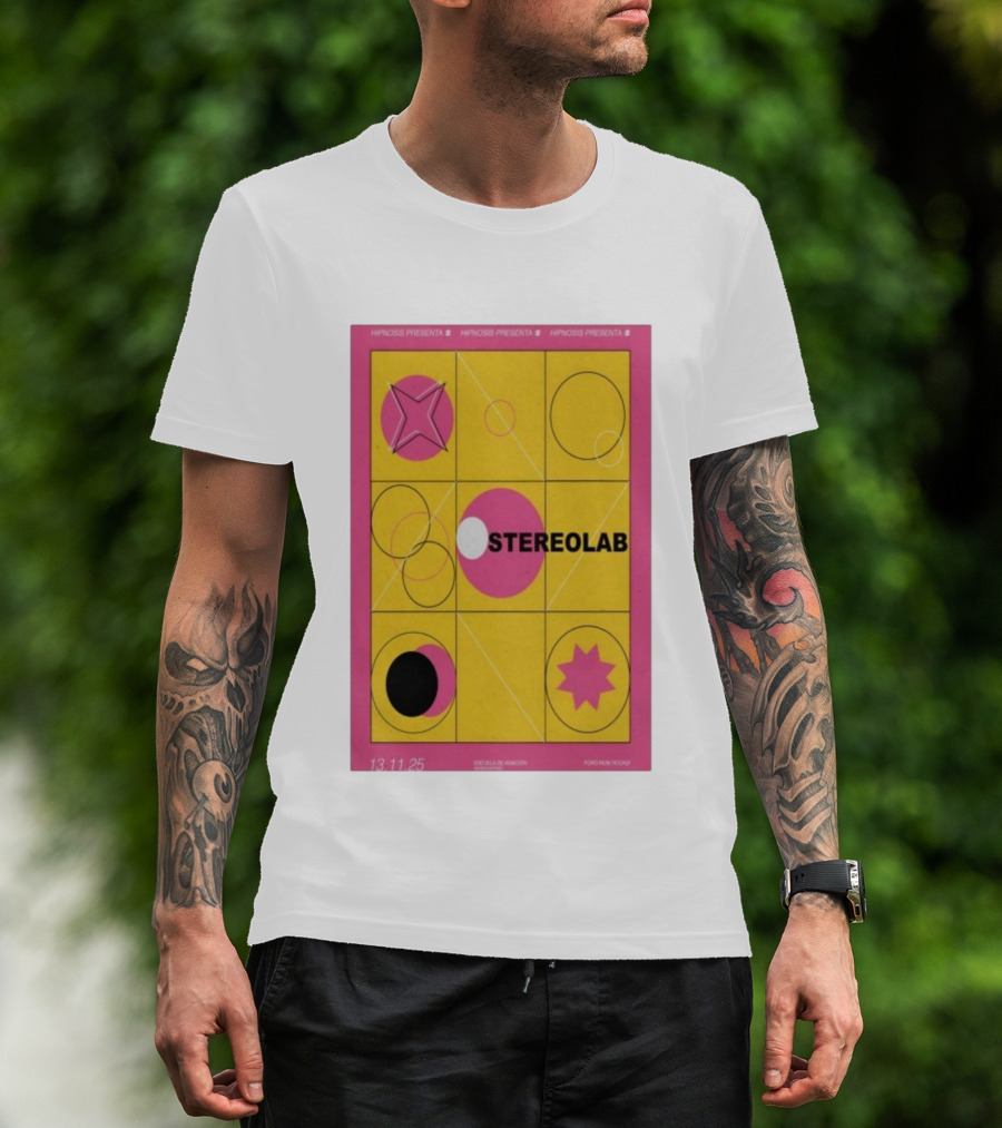 Hypnosis Presenta Stereolab Mexico 13.11.25 Foro Indie Rocks Escuela De Aviacion T-Shirt