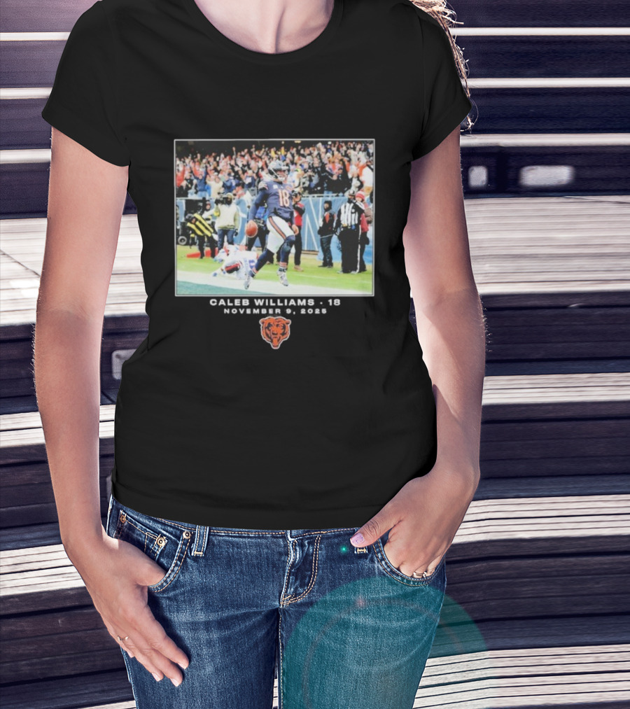 Caleb Williams Chicago Bears NFL Week 10 November 9 2025 T-Shirt