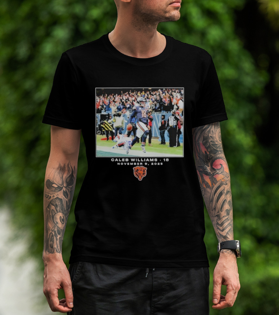 Caleb Williams Chicago Bears NFL Week 10 November 9 2025 T-Shirt