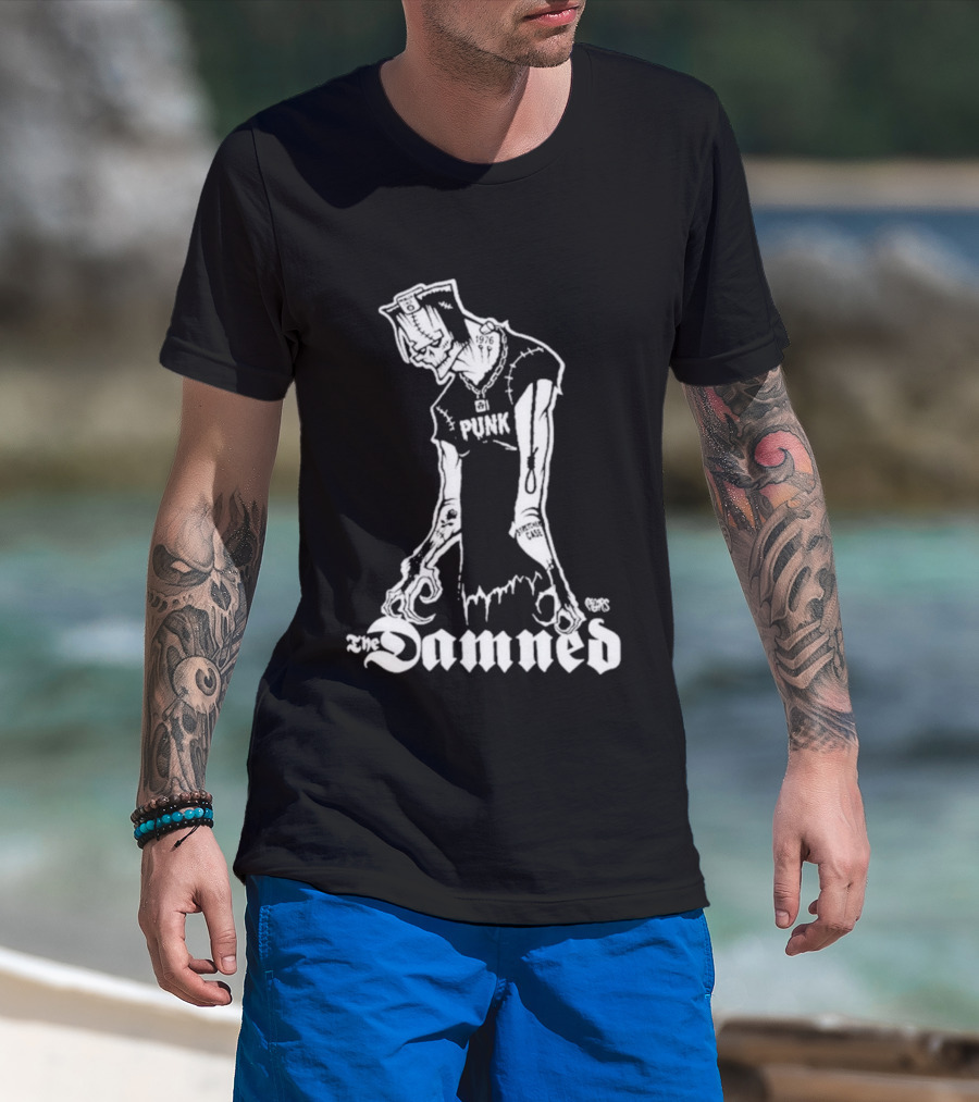 Duff McKagan Punk The Damned Stage Worn Iconic Style T-Shirt