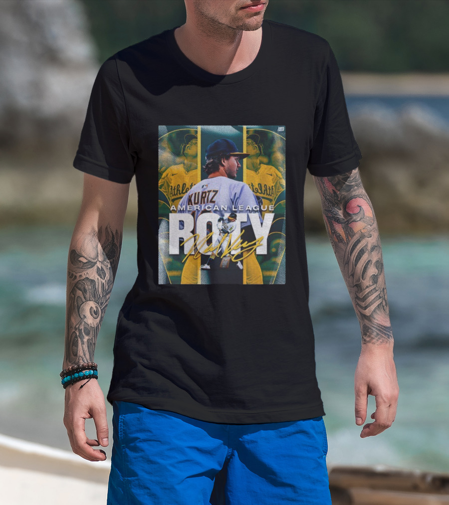 Kurtz American League ROTY Athletics Signature T-Shirt