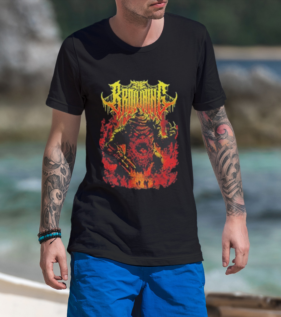 The Browning Burn This World Evolved USA Tour 2025 Destroyer Monster Fire T-Shirt