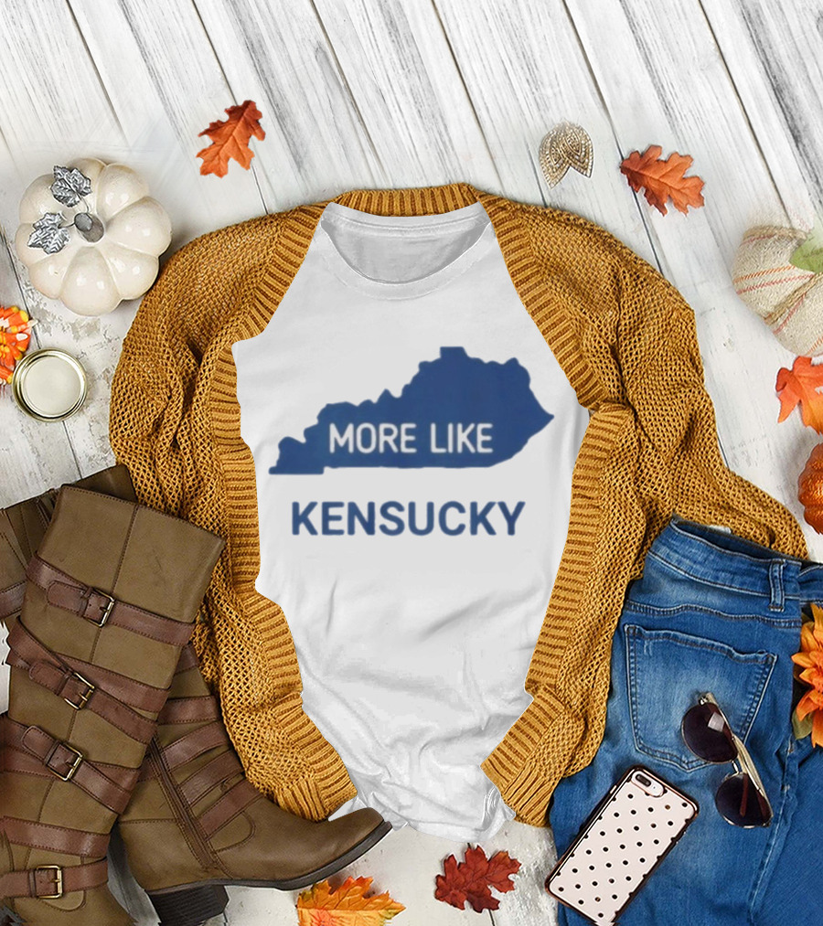 More Like Kensucky Kentucky Map Outline T-Shirt