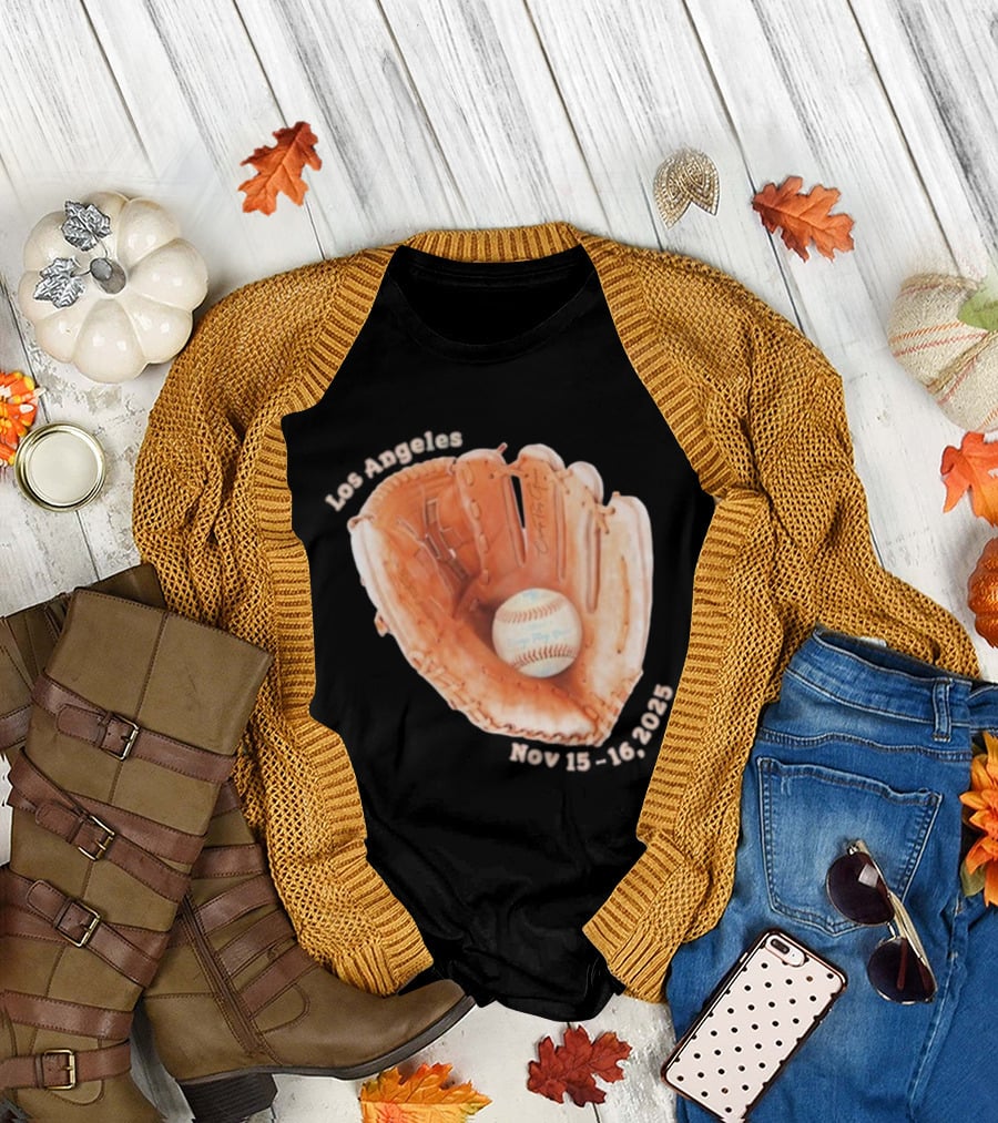Camp Flog Gnaw Dodgers Stadium Nov 15 16 2025 Event Baseball Glove T-Shirt