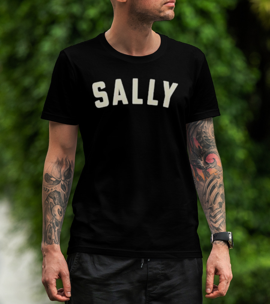 Role Model Sally Felt Applique Lettering T-Shirt