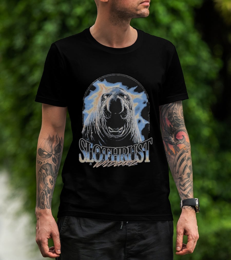 Slothrust Wildcard Walrus Thunderbolt Art T-Shirt