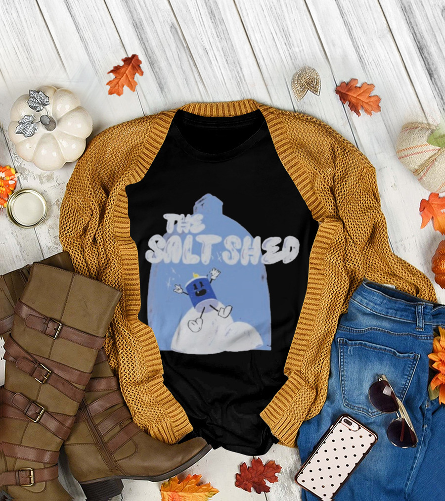 THE SALT SHED LIL SALTY FUN CHARACTER 디자인 T-Shirt