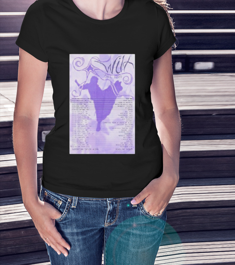 Wilt Fall 2025 Tour Dates Supporting Taylor Acorn Headline Shows T-Shirt