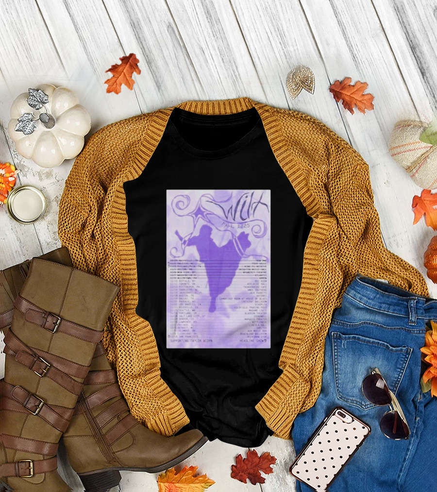 Wilt Fall 2025 Tour Dates Supporting Taylor Acorn Headline Shows T-Shirt