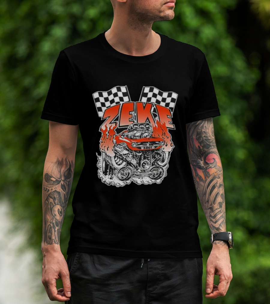 Zeke Band Hot Rod Flames Concert Black Bear Lodge Brisbane Nov 13th 2025 T-Shirt