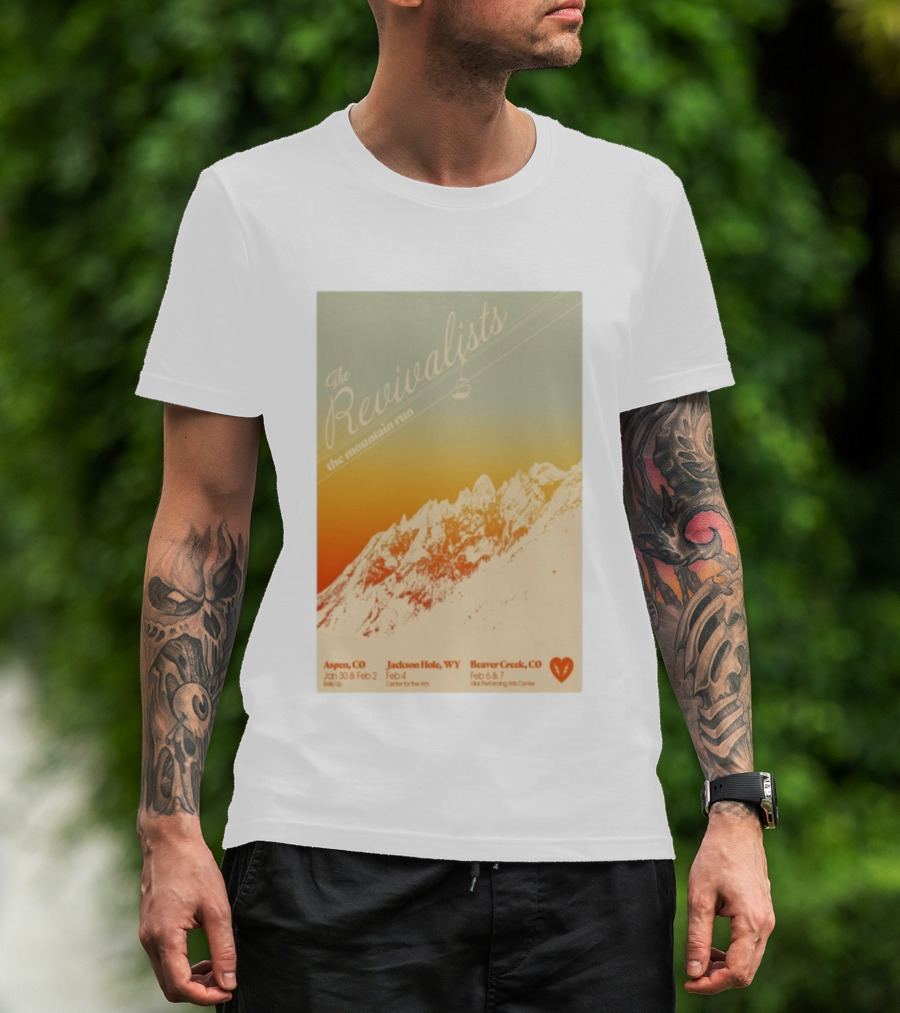 The Revivalists The Mountain Run Aspen Jackson Hole Beaver Creek 2026 T-Shirt