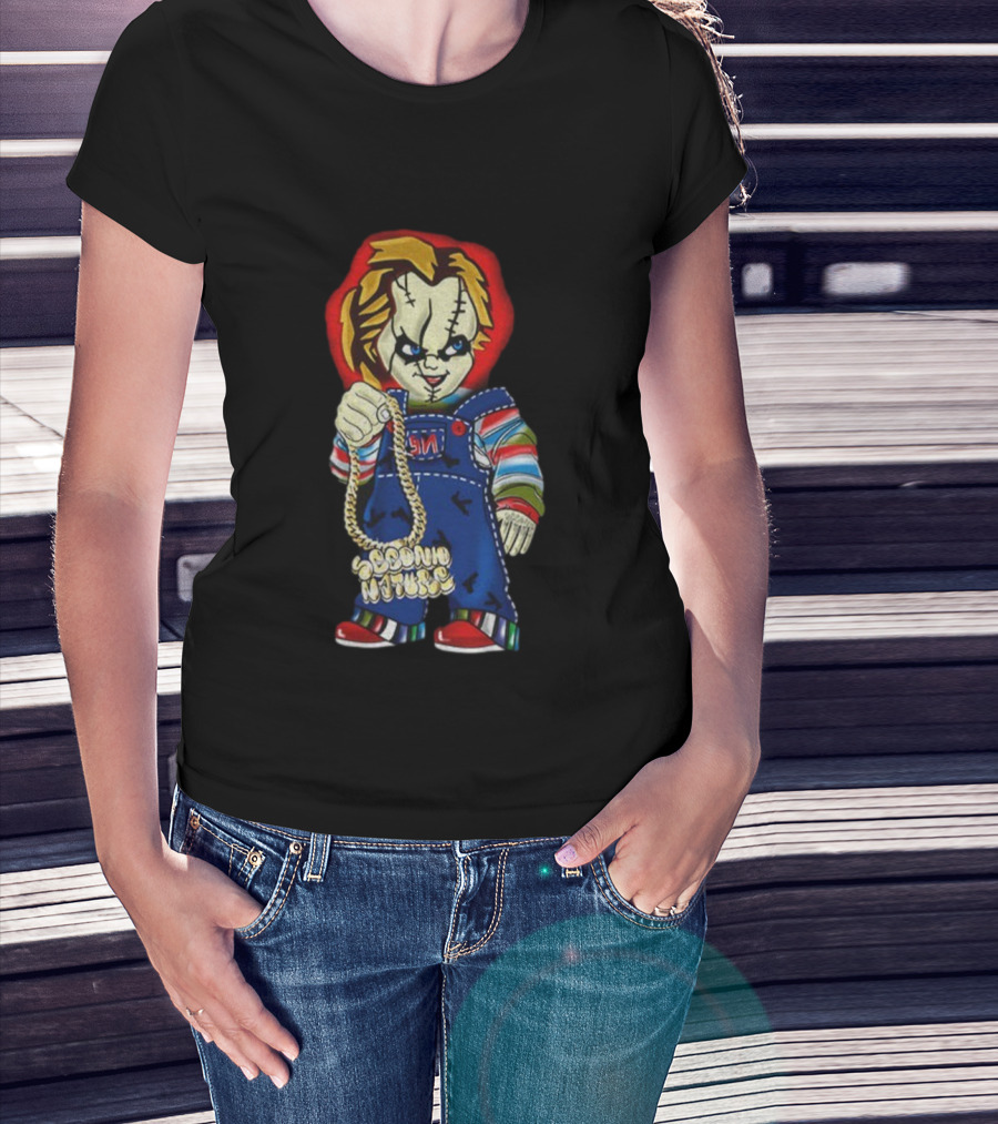 Chucky Child’s Play Second Nature Halloween Horror Figurine Chain T-Shirt