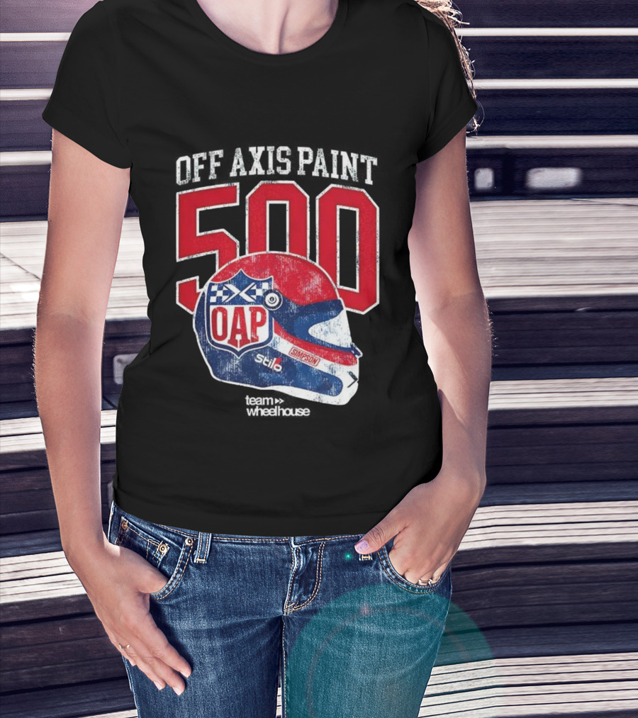 Off Axis Paint 500 OAP Helmet Stilo Simpson Racing T-Shirt