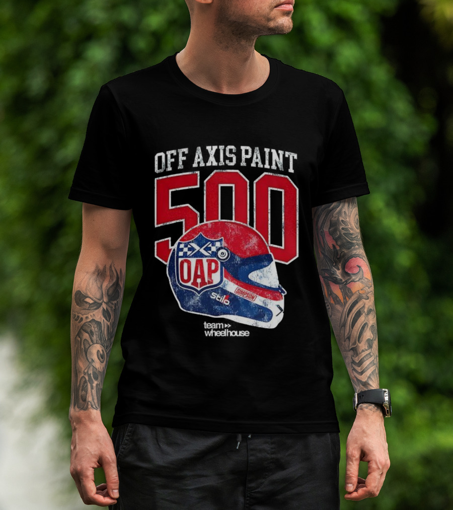 Off Axis Paint 500 OAP Helmet Stilo Simpson Racing T-Shirt