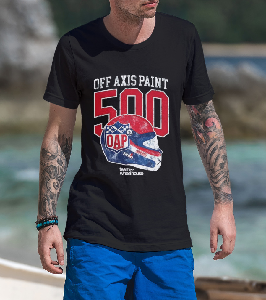 Off Axis Paint 500 OAP Helmet Stilo Simpson Racing T-Shirt