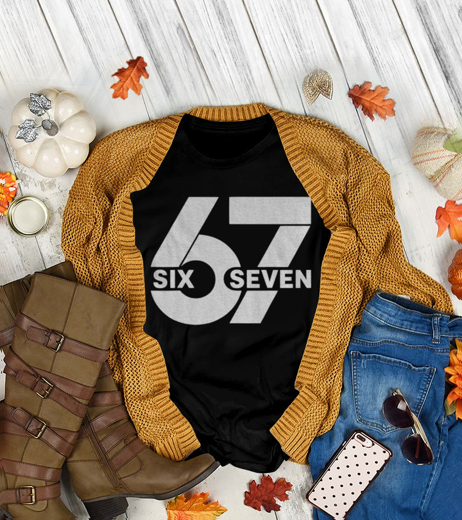 Six Seven 67 Meme Trendy Design T-Shirt