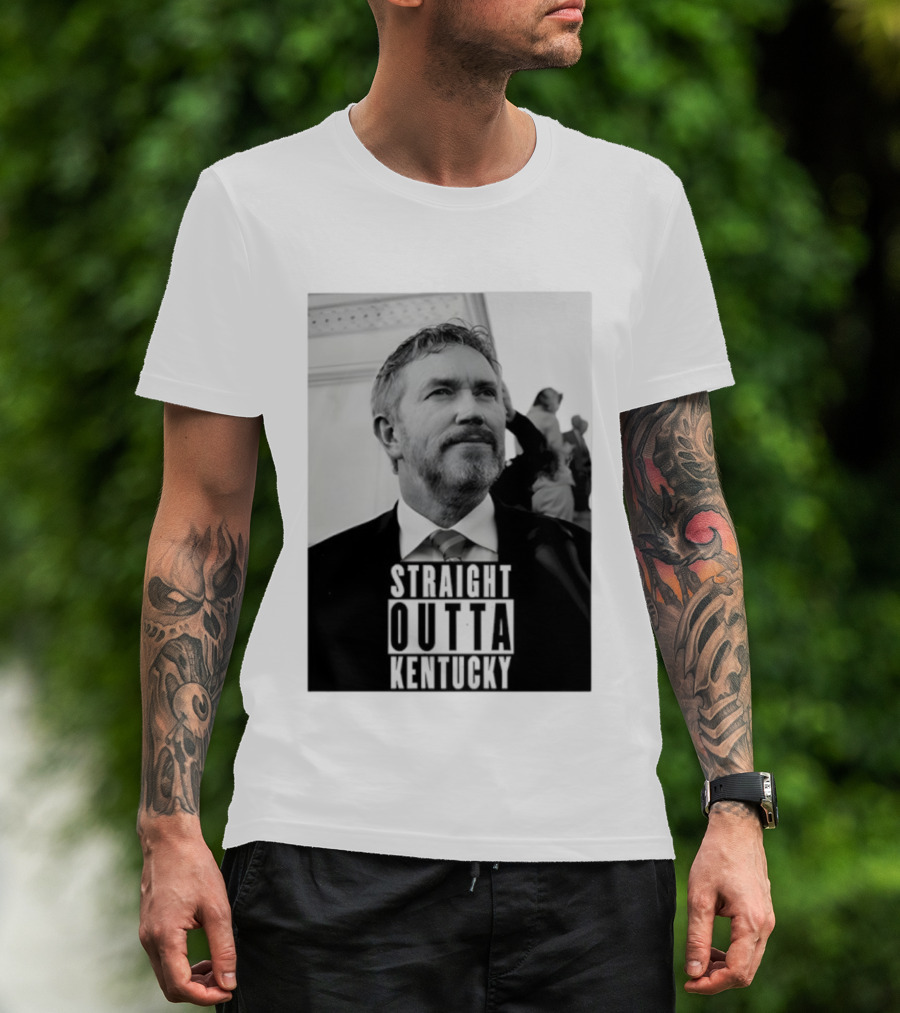 Straight Outta Kentucky Thomas Massie 2025 T-Shirt