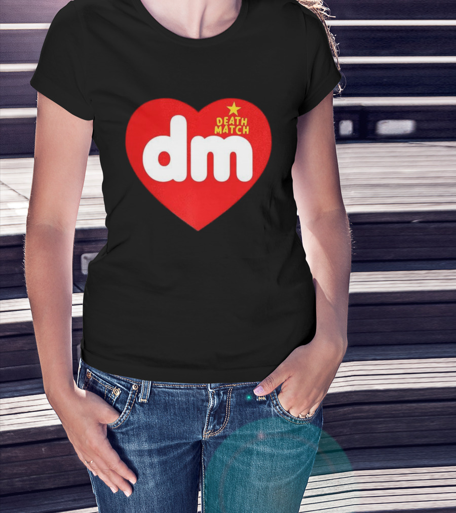 DM DeathMatch Heart Beanbag Bear T-Shirt