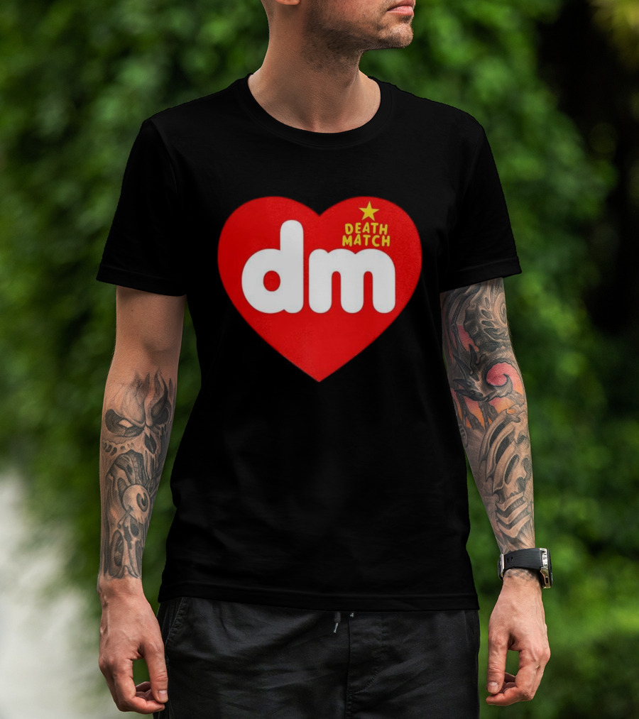 DM DeathMatch Heart Beanbag Bear T-Shirt