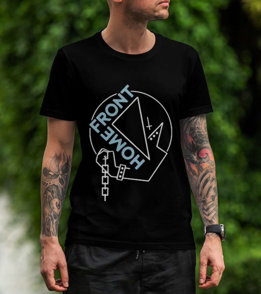 Home Front Young Offender Chain And Geometric Symbol T-Shirt