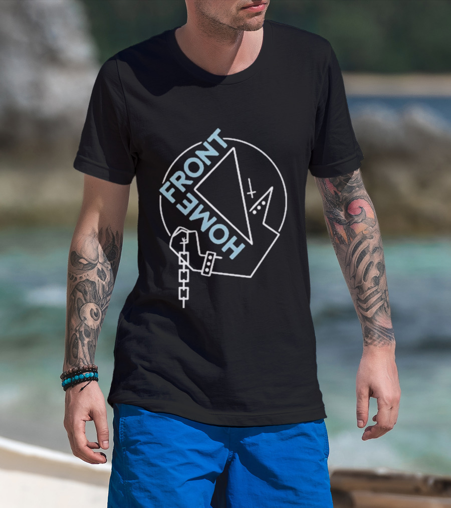 Home Front Young Offender Chain And Geometric Symbol T-Shirt