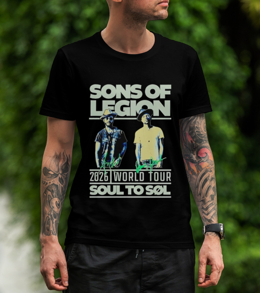 Sons Of Legion 2026 World Tour Soul To SoL Adam McInnis And Daddy Jack T-Shirt