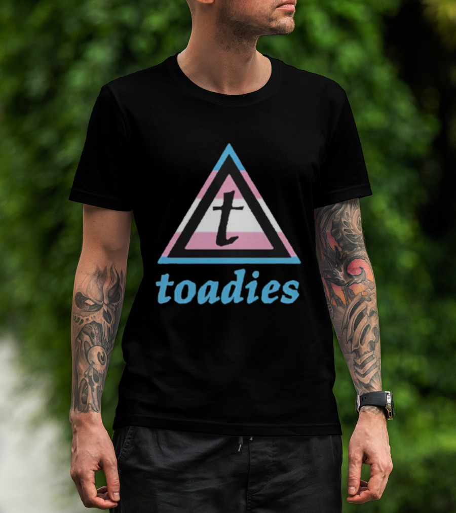 Toadies Trans Flag Triangle Pattern T-Shirt