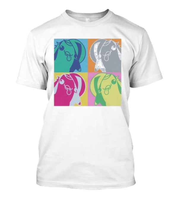 Bird650 Derp Colorful Pop Art Quad T-Shirt