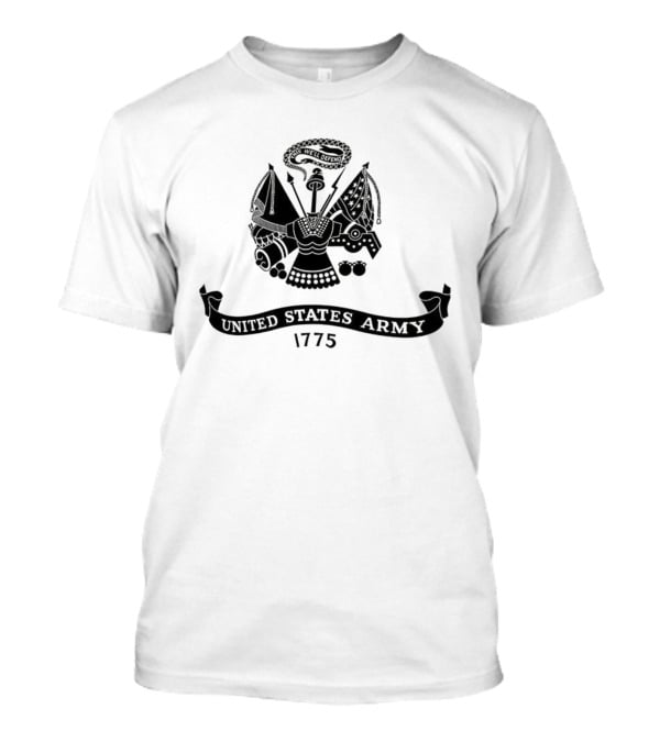 United States Army 250th Anniversary 1775 Emblem Celebration T-Shirt