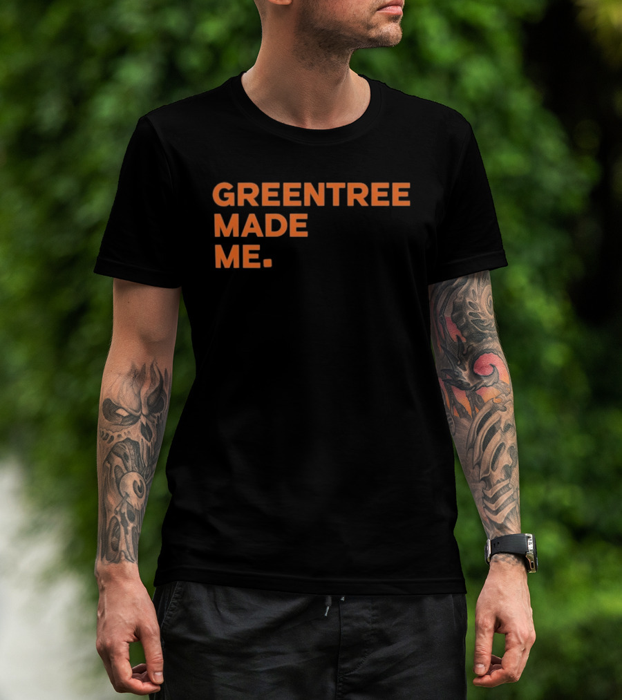 Greentree Made Me Miami Hurricanes Michael Irvin T-Shirt