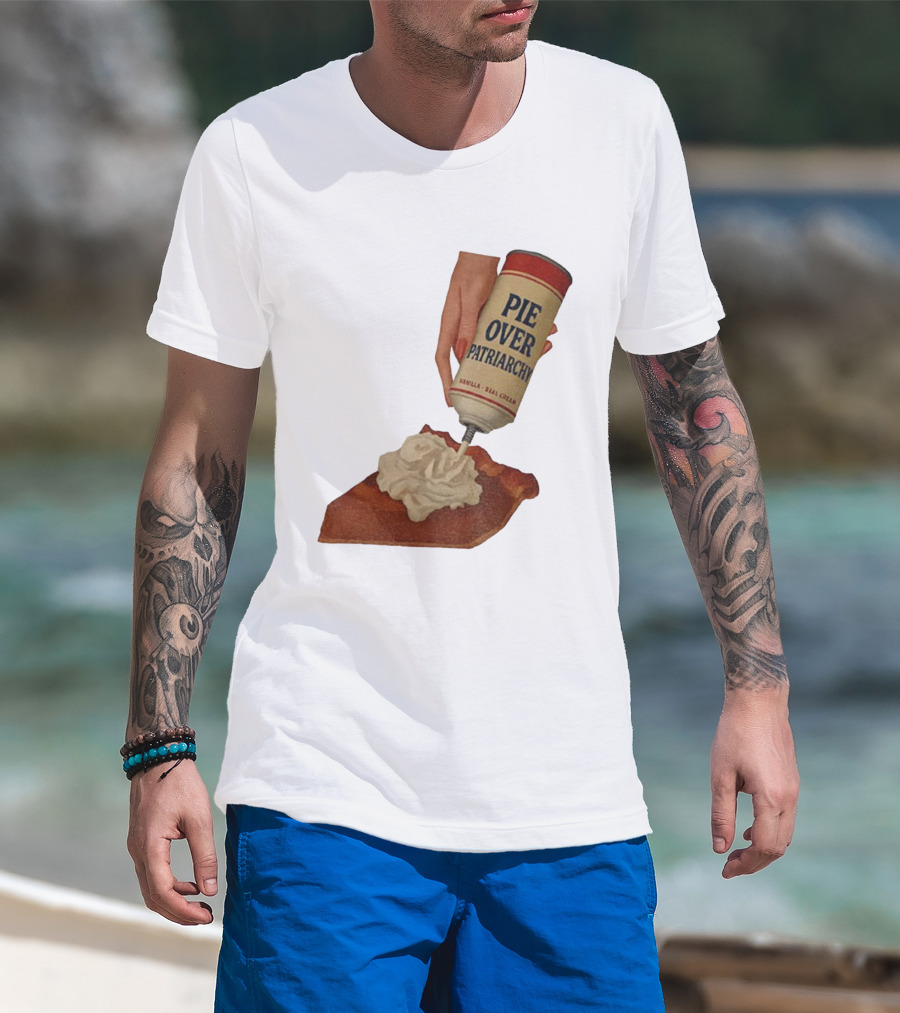 Pie Over Patriarchy Feminist Empowerment Thanksgiving Trend T-Shirt