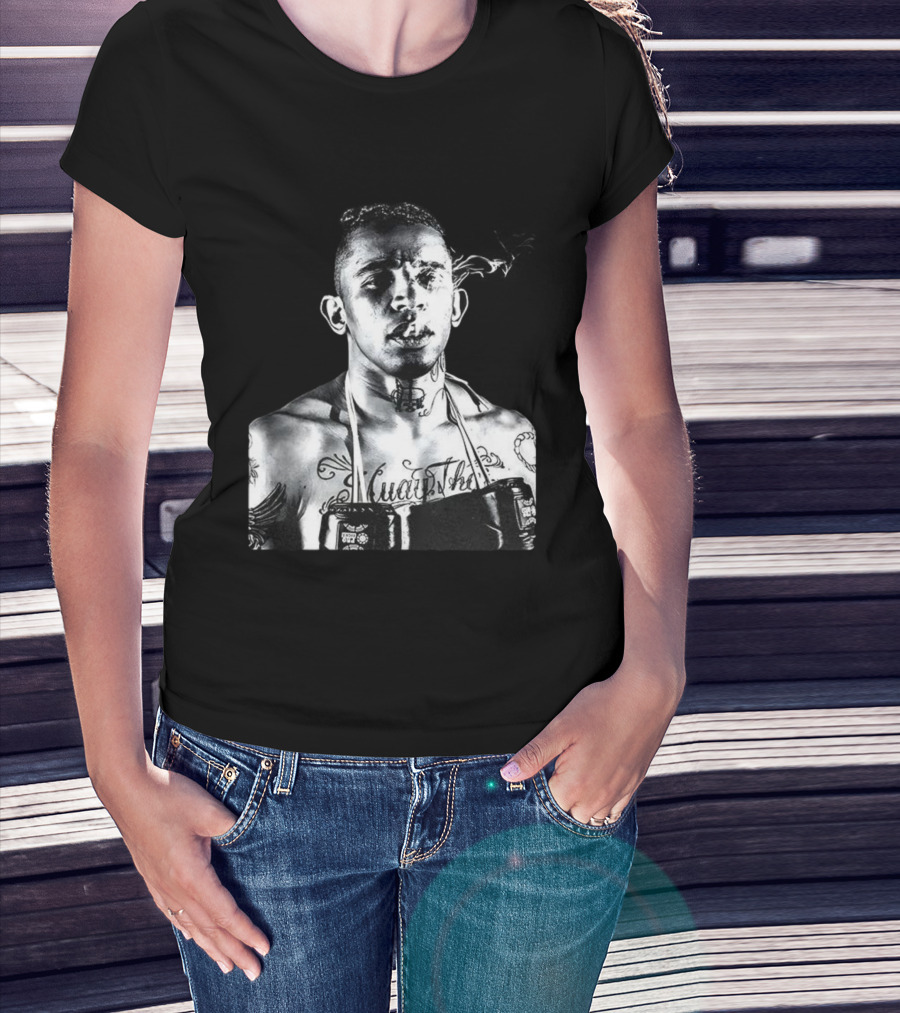 Carlos Prates The Nightmare MMA Muay Thai Tattoo Ink Portrait T-Shirt