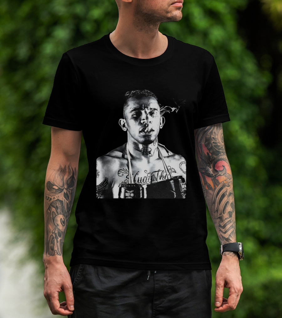 Carlos Prates The Nightmare MMA Muay Thai Tattoo Ink Portrait T-Shirt