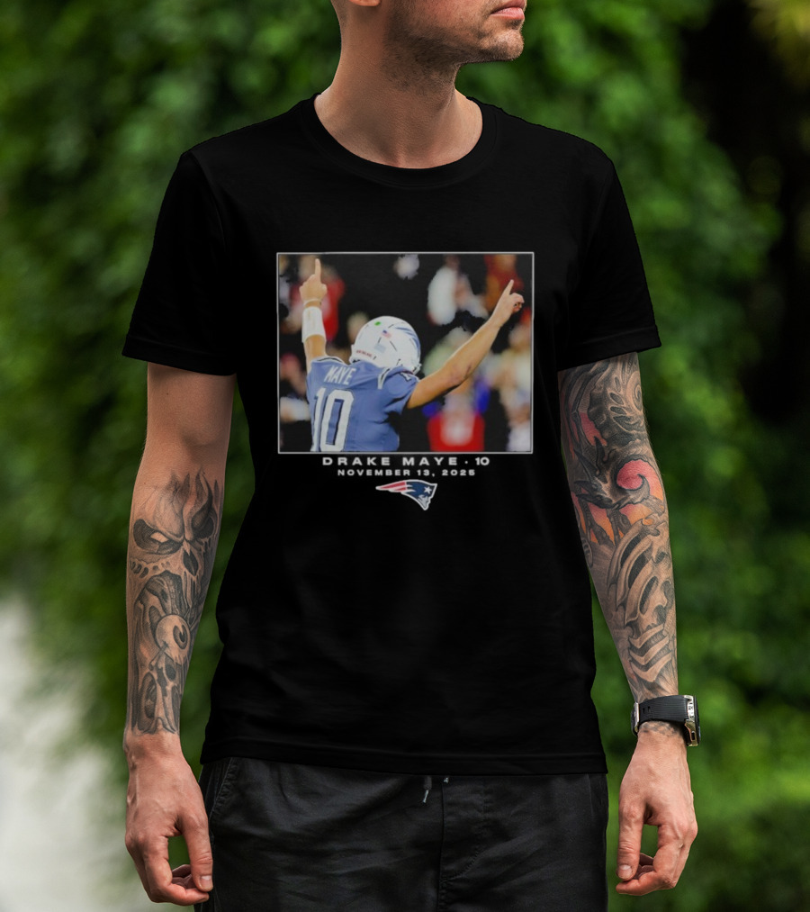Drake Maye November 13 2025 New England Patriots NFL Week 11 T-Shirt