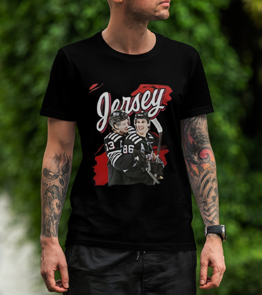 Jersey New Jersey Devils Players Celebration Bye Bye Tour T-Shirt