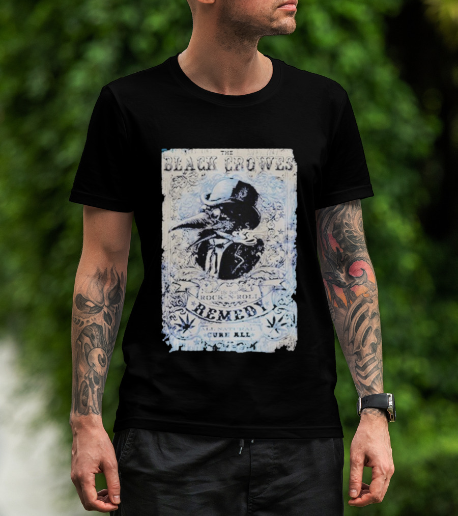 The Black Crowes Rock N Roll Remedy All Natural Cure All T-Shirt