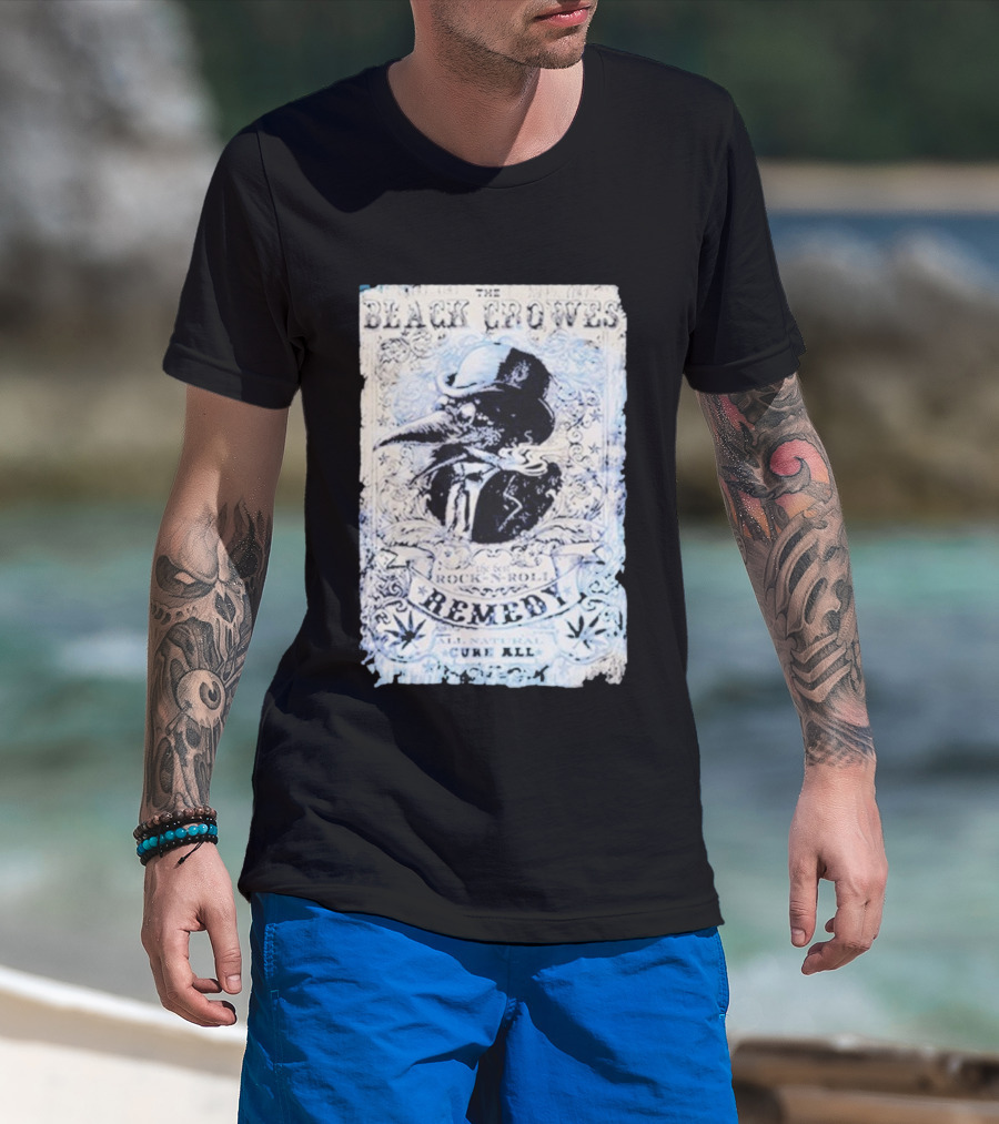 The Black Crowes Rock N Roll Remedy All Natural Cure All T-Shirt