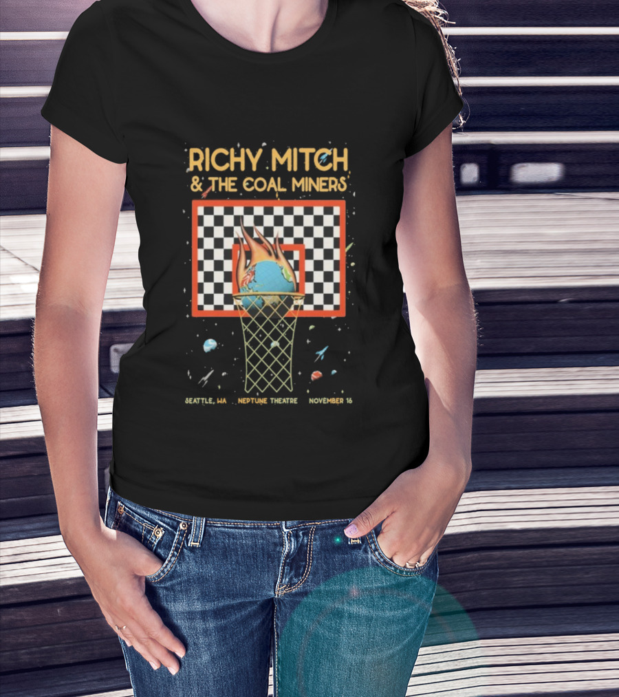 Richy Mitch And The Coal Miners Seattle WA Neptune Theatre November 16 2025 T-Shirt