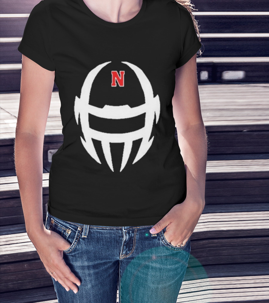 Coach Matt Rhule Nebraska Cornhuskers N Helmet T-Shirt
