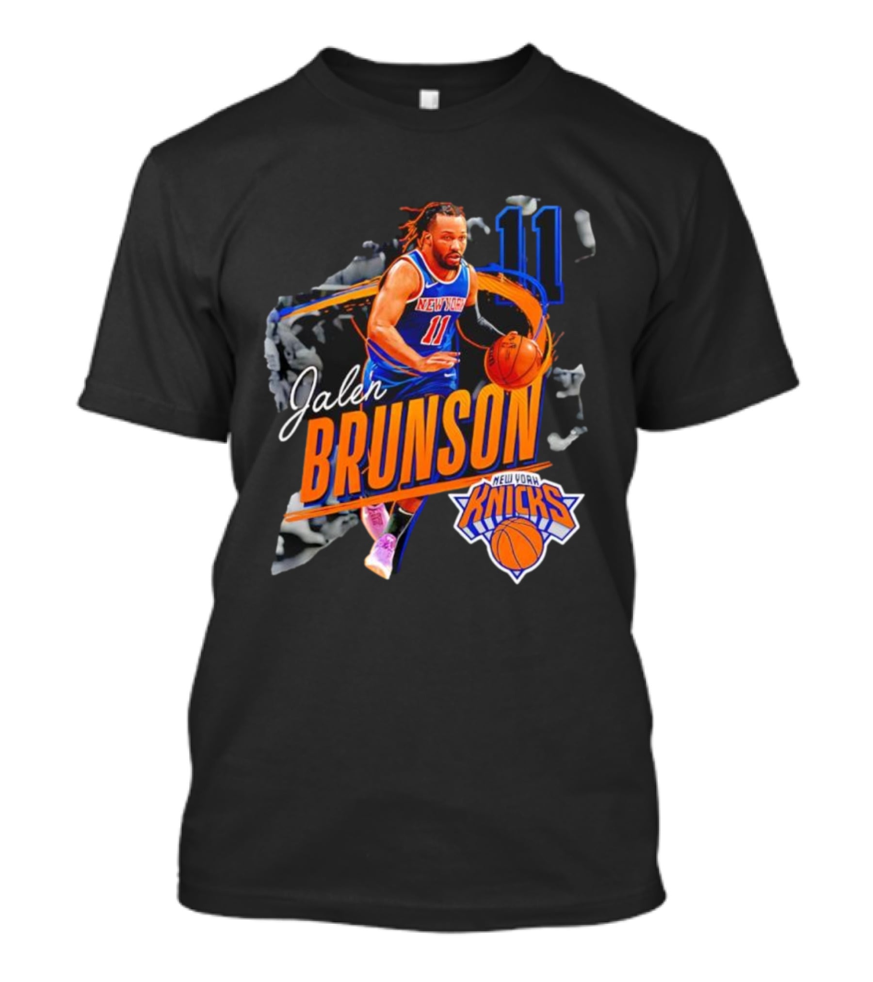 Jalen Brunson New York Knicks 11 Basketball Player T-Shirt