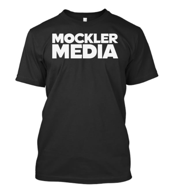 Mockler Media Brand Identity Vertical Text T-Shirt