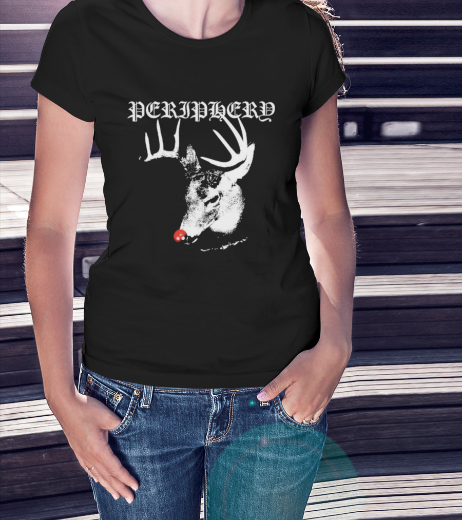 Periphery Rudolph Reindeer Christmas Design T-Shirt