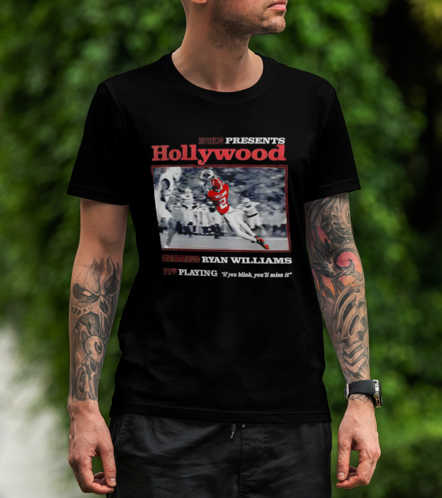 Ryan Williams Alabama Crimson Tide Hollywood Catch T-Shirt