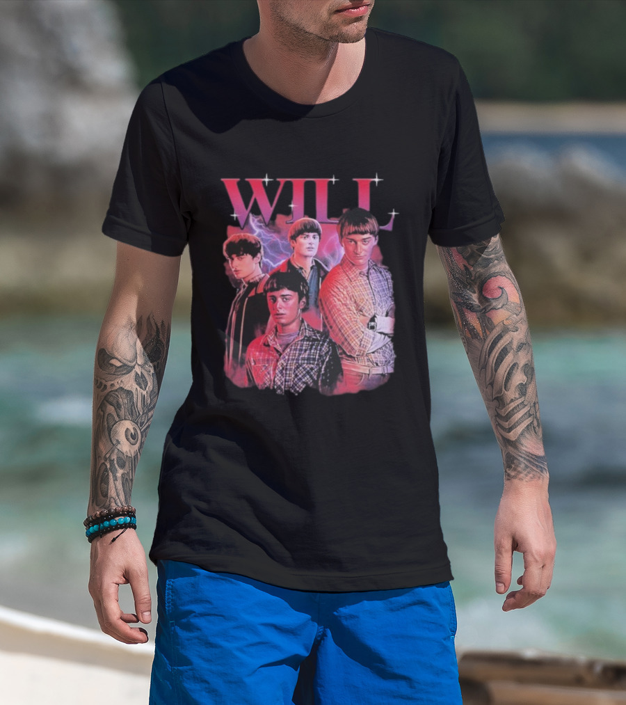 Will Stranger Things Iconic Character Tribute T-Shirt