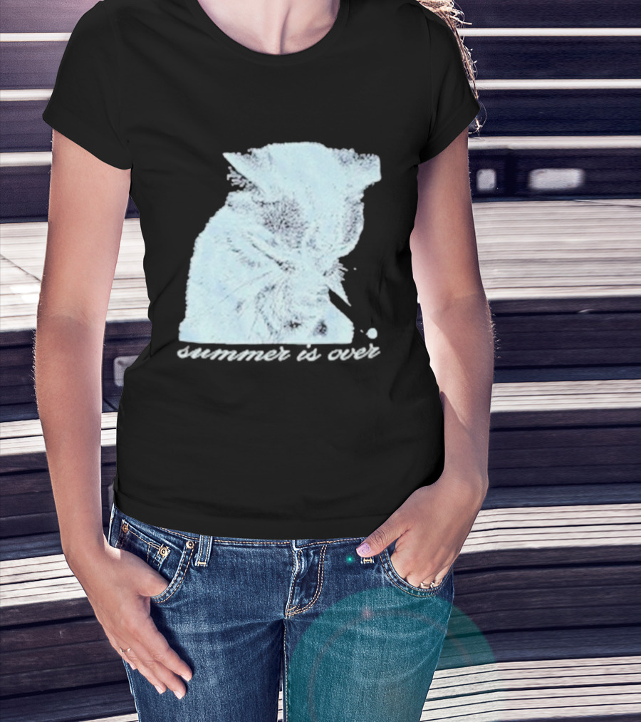 Will Mahony Summer Is Over Cat T-Shirt