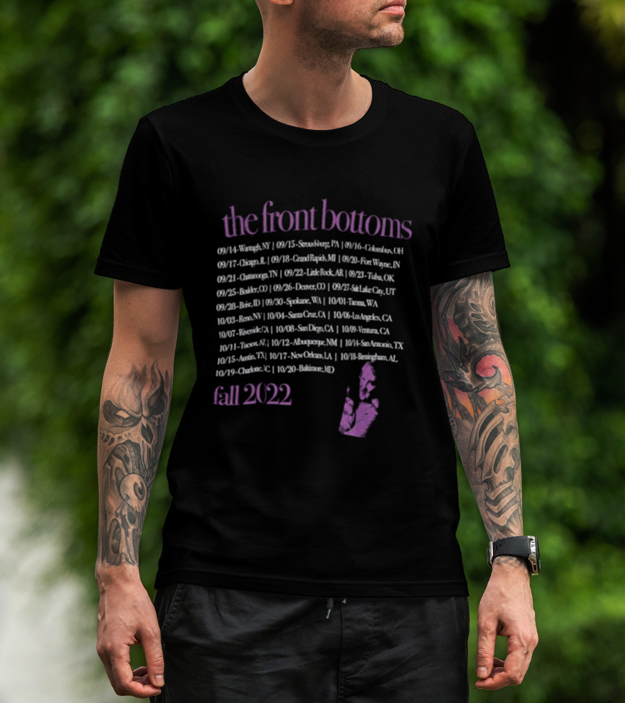 Theresa Fall 2022 Tour Dates The Front Bottoms T-Shirt