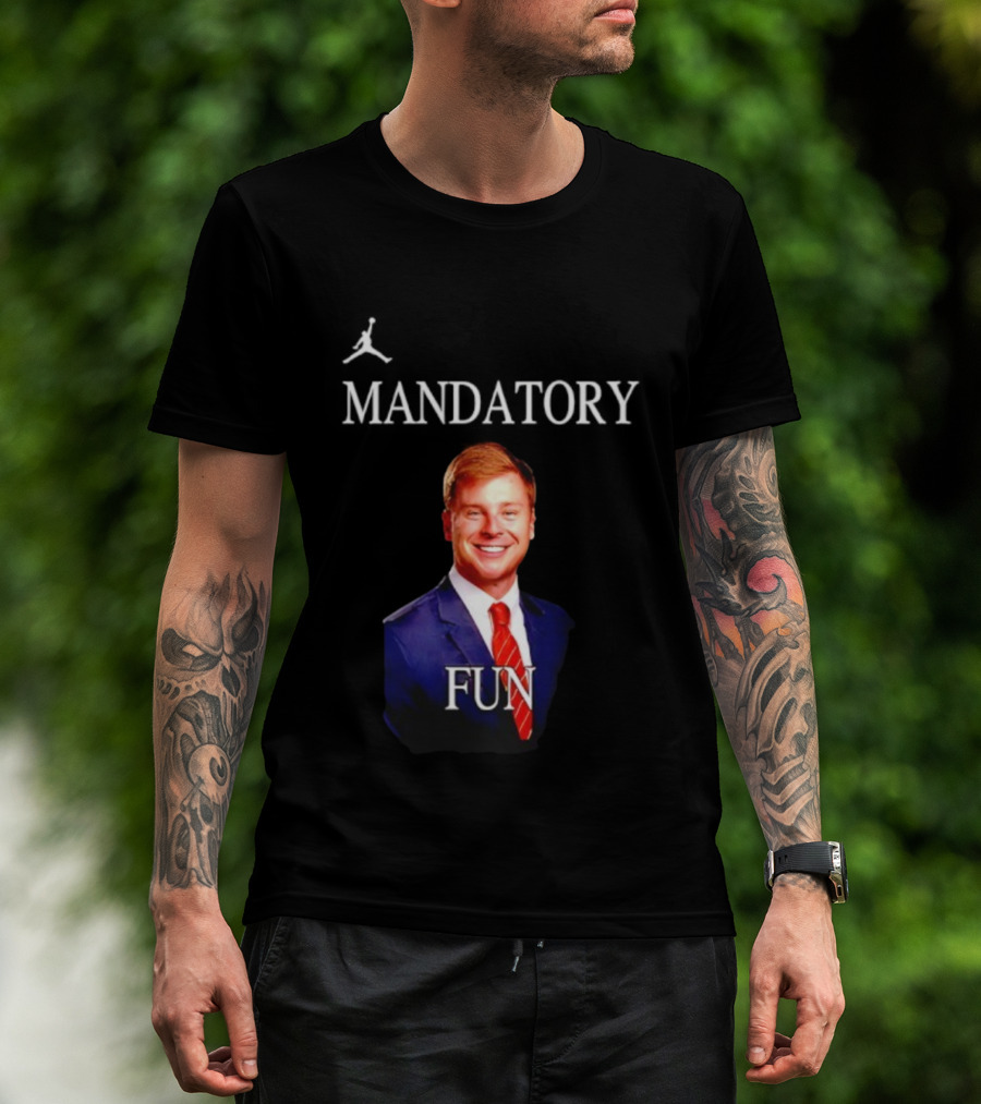 Jacob Maloney Mandatory Fun Portrait T-Shirt