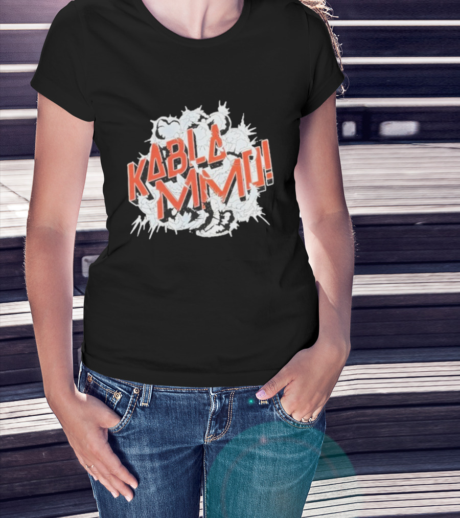 Kablammo Explosive Graphic Text Burst T-Shirt