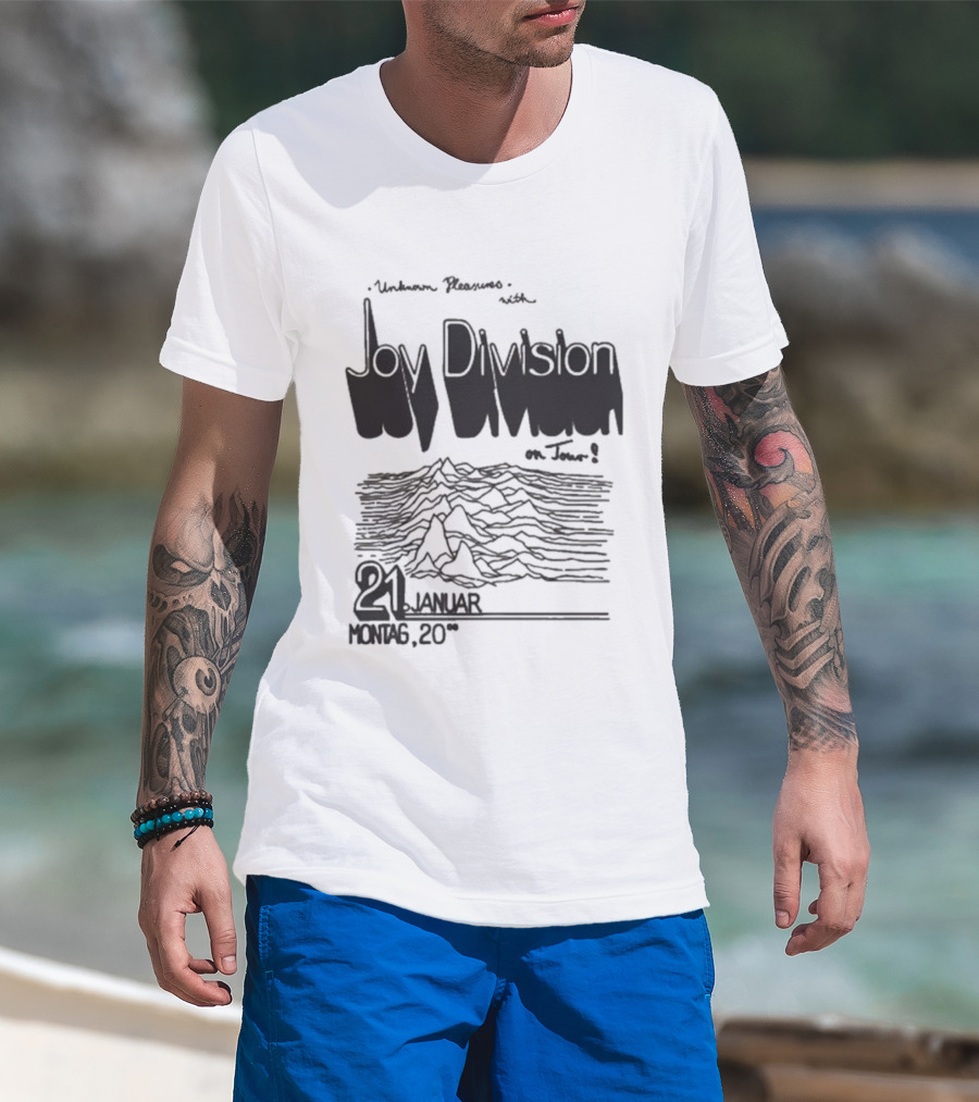 Joy Division Unknown Pleasures Tour 2025 21 Januar Montag 20 T-Shirt