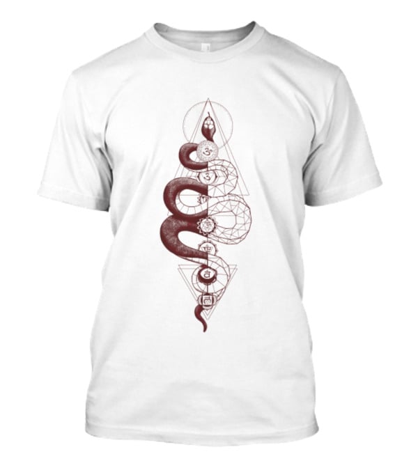 Kundalini The Brahmman Serpent Geometry Symbol T-Shirt